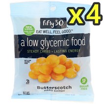 피프티 버터스카치 하드캔디 78g 탄수화물 4개