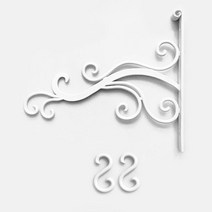 넝쿨 걸이대 화이트 단조 돌출 간판 화면 걸이대, 본상품선택