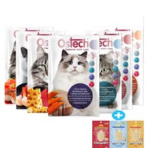 오스테크 울트라 캣 습식 파우치 고양이 악마의 간식 70g 참치 치즈 멸치 연어 게맛살 계란과야채 새우, 참치 토핑 멸치