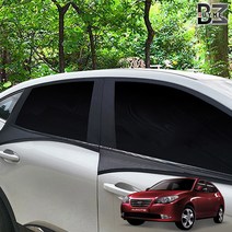 메이빈 아반떼MD 최고급형 스판재질 햇빛가리개 차박 모기방충망 2P세트 캠핑 낚시, 1세트, 승용 뒷열2P