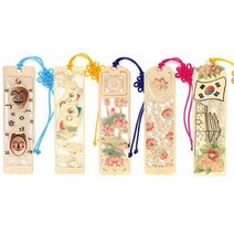 박씨상방 채색 금장 책갈피/외국인선물로좋은북마크, 상세설명 참조, 작호도