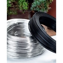 재배 식물 원예 정원 500g/롤 분재 도구 금속 와이어 모델링 알루미늄 과수원 및 diy 모양 액세서리 1mm-5mm, Black_3.5mm