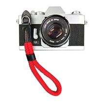 카메라스트랩 카메라목걸이줄 카메라핸드스트랩 95AD Handmade Nylon Camera Wrist Hand Strap String Rope, 04 Red