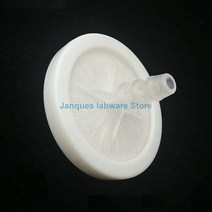 실험실 생물 문화 50mm 0.22um 일회용 공기 필터 소수성 PTFE 멤브레인이 있는 무균 공기 호흡 필터 10 개/묶음