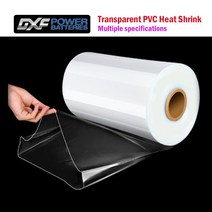 바닥 난방 부품 1m 투명 pvc 열 수축 튜브 수축 튜브 가열 랩 lipo 배터리, 70mm