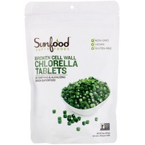 썬푸드 세포벽 파쇄 정제 클로렐라 250mg 912정 227g(8oz), 912 개