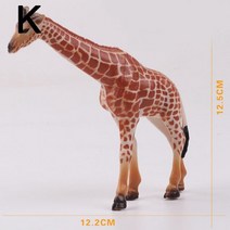 코끼리상 코끼리 장식품 플라스틱 야생 동물 모델 사자 호랑이 코뿔소 사슴 치타 PVC 액션 피규어 미니어처 인테리어 소품, K