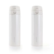 락앤락 페더라이트 텀블러 500ml 락앤락텀블러 락앤락 모노라이트텀블러 락앤락 웨이브텀블러 캠핑 보온병 물병 물통, 락앤락 페더라이트 텀블러 500ml 아이보리 2개