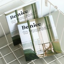 to 만년형 모눈 yourself 무지 프리노트 반양장제본 Be nice 노트북, 04 벨벳블루