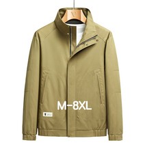 쥬엔리치 남자 빅사이즈 자켓 작업복 점퍼 루즈핏 캐주얼 중년 남성 봄 가을 무지 잠바 M-8XL