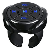 자동차 관련제품 무선 블루투스 미디어 버튼 리모콘 자동차 오토바이 자전거 핸들 MP3 음악 재생 IOS 안, 한개옵션0