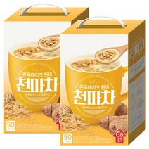 담터 콘푸레이크 현미 천마차 100T(50Tx2개), 100T