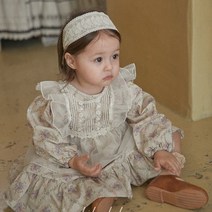 미니슈 오간자 에이프런 여아 유아 아기 원피스 아동복 오렌지키즈 하이바이베베 오렌지키즈