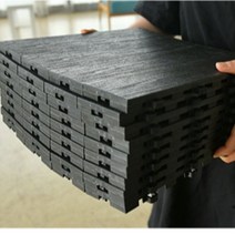 헤링본 타일 조립식 데코타일 거실 발코니 테라스 세탁실 욕실 셀프인테리어 바닥재 9P, 다크브라운9p