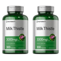 Horbaach Milk Thistle Extract 3000mg 호바흐 밀크시슬 추출물 3000mg 300캡슐 2팩