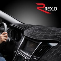 렉스디 차량용 벨벳 실리콘 논슬립 대시보드커버, 기아-더뉴k7[스피커무]-블랙, 1개