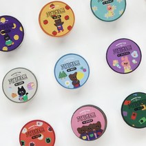 RT 귀여운 캐릭터 키치하트 마테 마스킹 테이프 꾸미기, design:06파머스