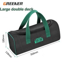 캔버스 방수 작은 토트 백 화장품 수납 및 가방 낚시 도구 가방, Large double deck