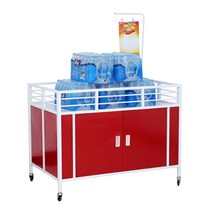 플리마켓 백화점 행사 매대 가판대 서랍 판매대 식품, 수박 레드 농축 풀 아이언 트럼펫