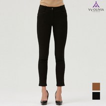 올리비아로렌 비비올리비아 _밍크 본딩 코튼팬츠_VVCDLUWA211
