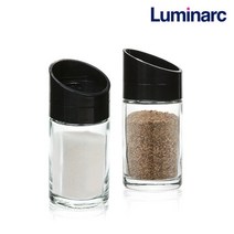 루미바이 글라스 원형 소금통/후추통 100ML 2P세트, 단품