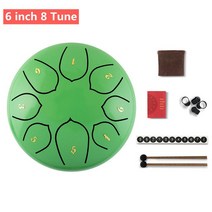 6inch Steel Tongue Drum Set Mini Hand Pan ith Drumstick Carrying Bag Percussion Musical Instruments, 04 6 inch 8 Tune