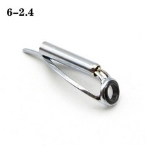 낚시대가이드링 스피닝 캐스팅 1.8mm 3.6mm sic 링 팁 낚싯대 폴 가이드 탑 아이 링 수리 낚싯대 구성 요소 76, --6-2.4