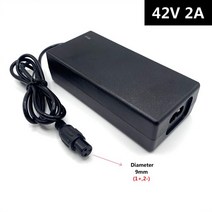 전기자전거충전기 42V 2A 샤오미 M365 전기 스쿠터 충전기에 대 한 36V 자전거 리튬 배터리 호버 보드 균형, [02] 3P GX12, [03] UK
