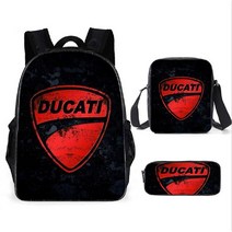 오토바이배낭 백팩 가방 오토바이 두카티 게임 애니메이션 어린이 배낭 어린이 연필 가방 문구 상자, MA214