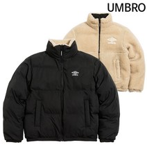 엄브로 리버시블 패딩 플리스 자켓 UM421CPJN1-BLK