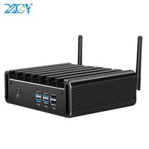 XCY-팬리스 미니 PC 인텔 코어 i7 4500U i5 7360U i3 700U 8GB RAM 28GB-52GB SSD 300Mbps WiFi 기가비트 L, 01 NO RAM NO SSD NoWiFi, 01 intel Core i3-7100U