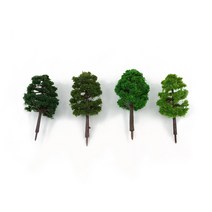 테라리움 만들기 재료 건축나무모형 조경나무 4종 택1 테라리움 젤캔들 디오라마, 9cm(4P)