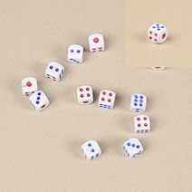 미니 주사위 12세트 1cm 게임용품 유아체육교구 주사위게임 게임도구 대형주사위 복불복게임 게임소품 체육대회