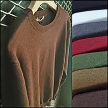 Signature Viscose 캐시 라운드 니트 7color