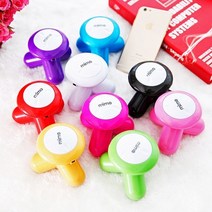 미니 목 마사지 다기능 플라스틱 삼각형 모양 전기 USB 뷰티 안티 셀룰 라이트 휴식 악기, [01] random color