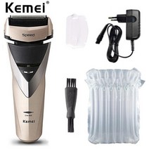 KEMEI Triple Blade Washable 충전식 전기 면도기 Reci프로cating 수염 Men KM-8102, 02 No box_03 영국 플매트 카펫 러그