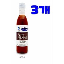 *댕이몰* 청정one 맛선생 저온추출방식 참치액 470ml (찜 복음 나물요리에 필수품), 3개