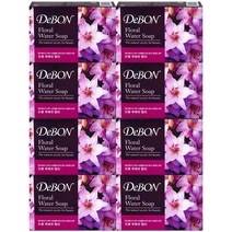 [LG] 드봉비누 후레쉬 릴리향 100g 릴리워터로 맑고 깨끗하게~!, 8개