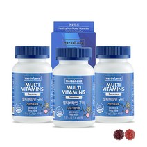 허벌랜드 멀티비타민 구미 젤리 3병, 단품, 단품