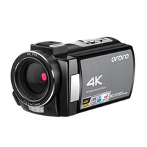 유튜버촬영장비 비디오 카메라 4K 디지털 캠코더 Full HD Ordro AE8 IR 야간 투시경 WiFi Filmadora for YouTube Blogger ging, 표준, 협동사