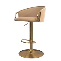 B2-413 골드 아일랜드식탁의자 카페 홈바 빠텐의자, 네추럴