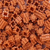 mytoys 디폼블럭 8mm 1000개 대용량 리필팩 33색상 도안집 증정, #1000개 32.황토색