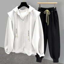 코디코치 남녀공용 캘린더 후드 집업 점퍼 트레이닝 운동복 바지 상하세트