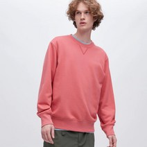 유니클로 남녀공용 맨투맨 스웨트 셔츠 커플티