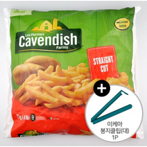 코스트코 CAVENDISH 스트레이트컷 감자튀김 2kg + 이케아 봉지클립(대) 1P, 1개