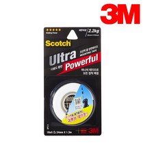 3M 스카치 울트라 UP213 초강력 폼 양면 테이프 24mmX1.3m 1롤 다용도 평면 강력 접착 부착
