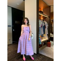 휴양지원피스 여름 비치 휴양지룩 백트임 홀터넥 나시 바캉스