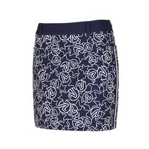 볼빅 여성 골프 별 프린트 큐롯 스커트 VLCUI205_NA