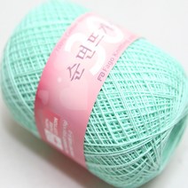 뜨개몰 레이스 구정 여름용 순면뜨개실 #30, 312민트