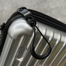 지퍼풀러 지퍼 고리 손잡이 끈 자크 가방 PVC U자형 블랙 5개입